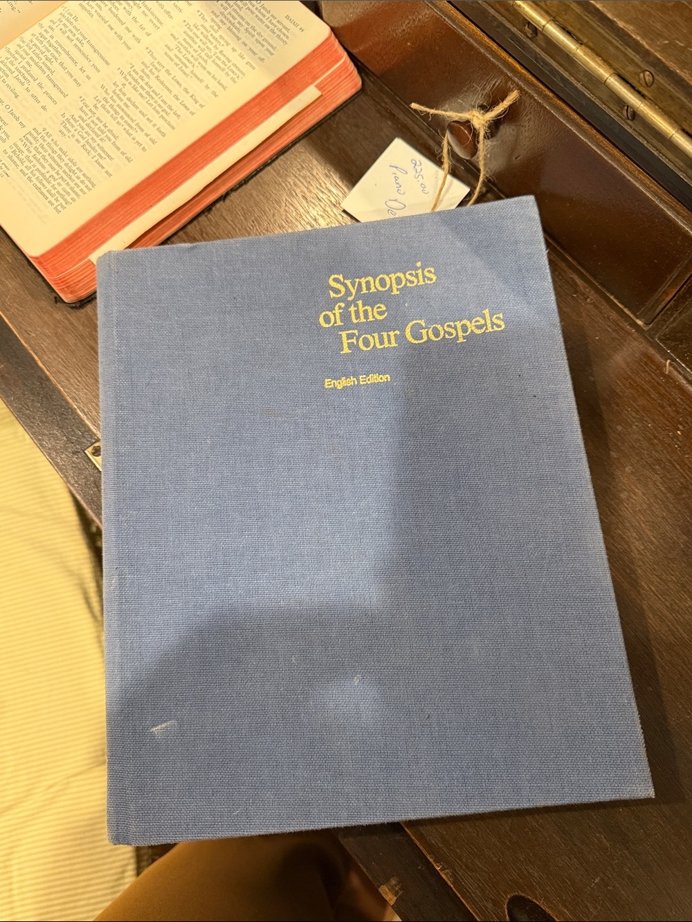 Synopsis of the Four Gospels - Blue Hardcover Edition